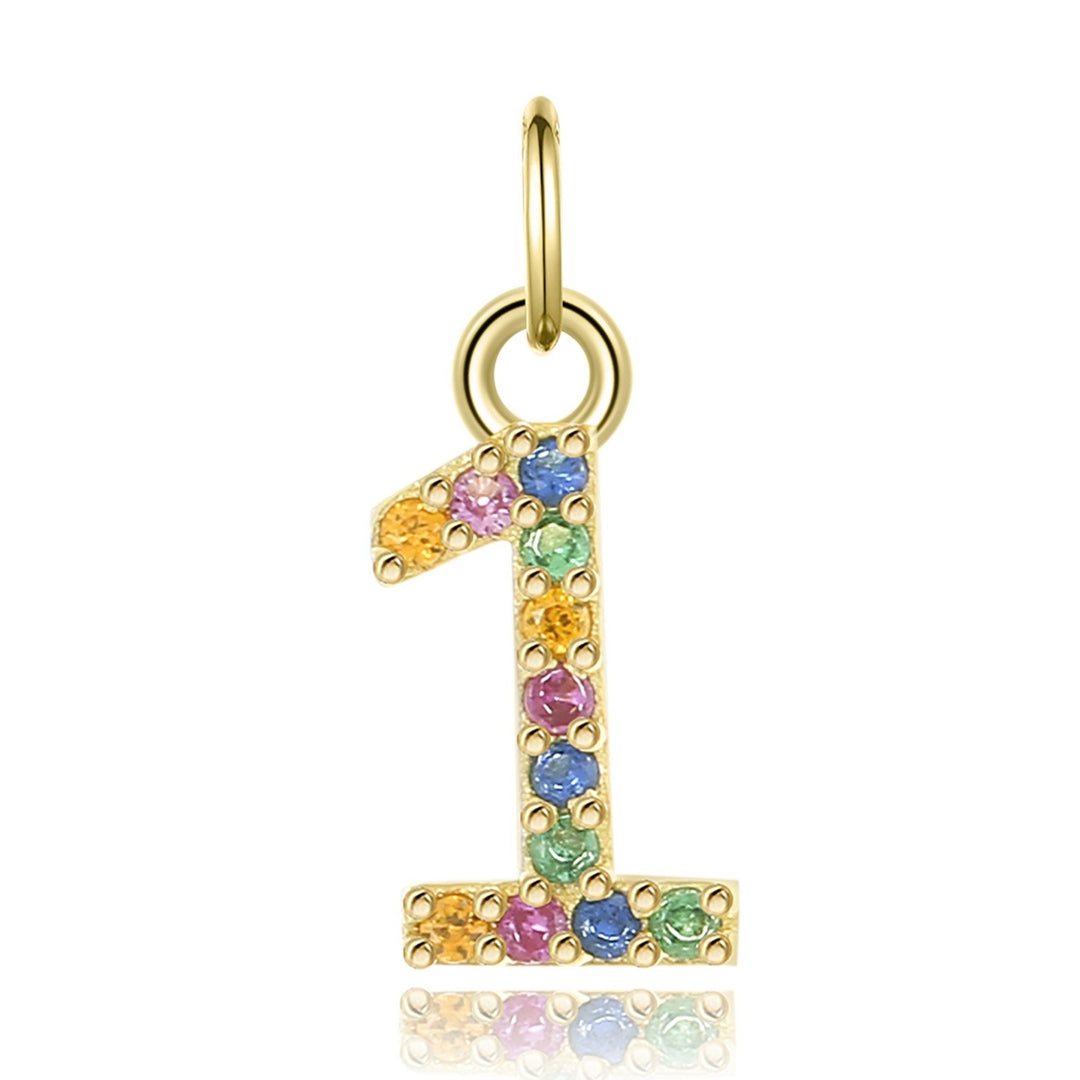 Collar 'Pequeños Números' - Plata Esterlina