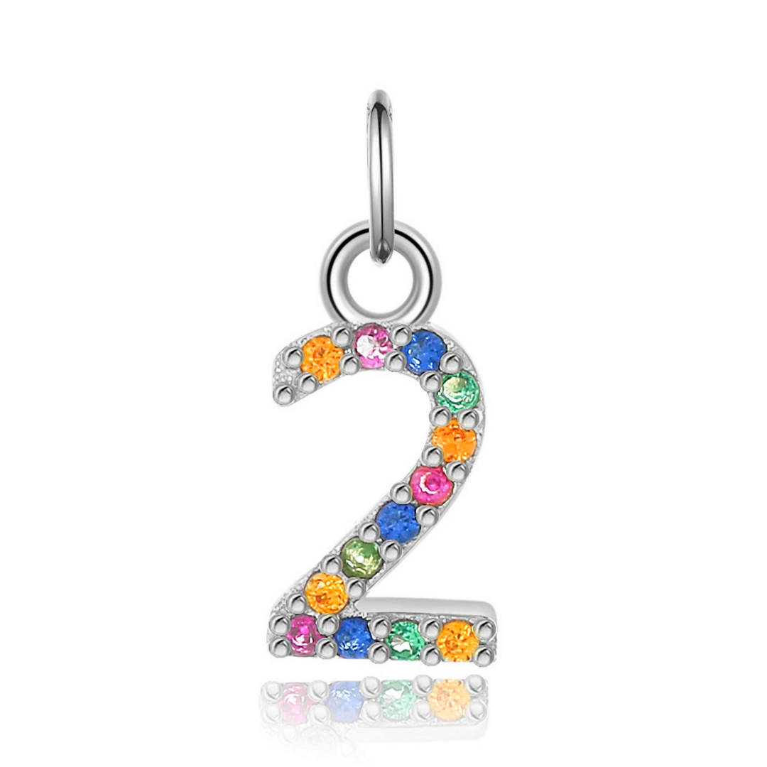 Collar 'Pequeños Números' - Plata Esterlina