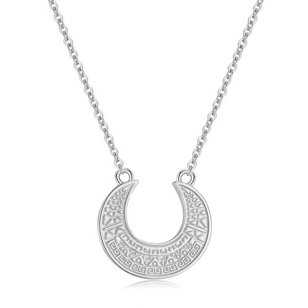 Moon Necklace - Sterling Silver