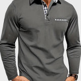 Dan - Camiseta Polo de Manga Larga