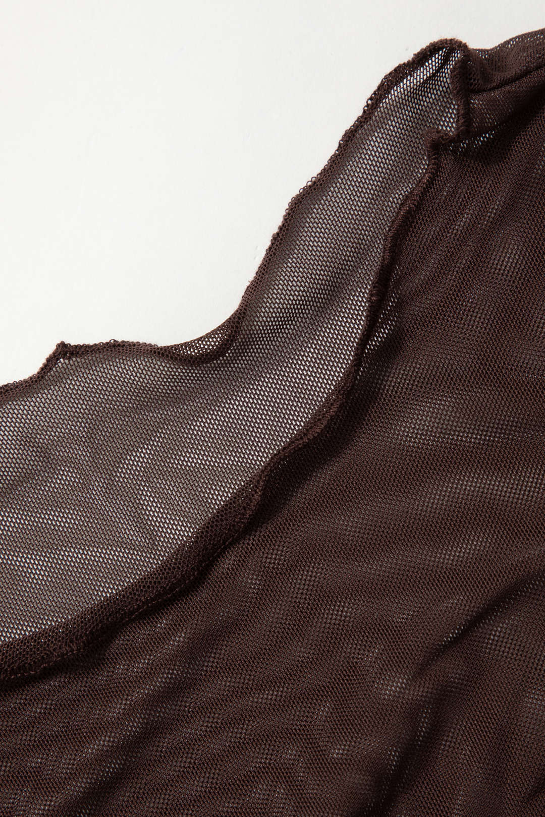 Vilma - Vestido corto de punto semitransparente con lazo