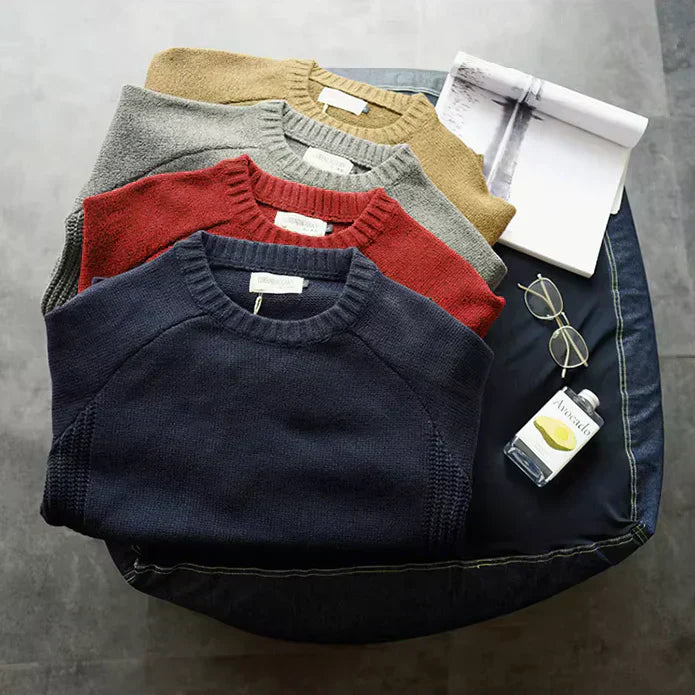 Alvar - Suéter de Cuello Redondo