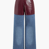 Eva – Pantalones de Cuero Sintético