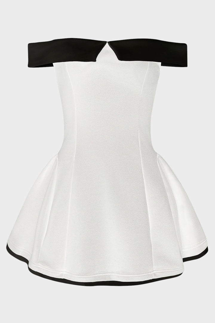 Helena – Mini Vestido Sin Tirantes