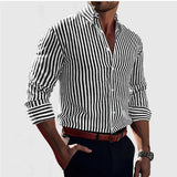 Karel – Camisa de Rayas Elegante
