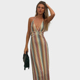 Judita - Vestido de playa bohemio de crochet