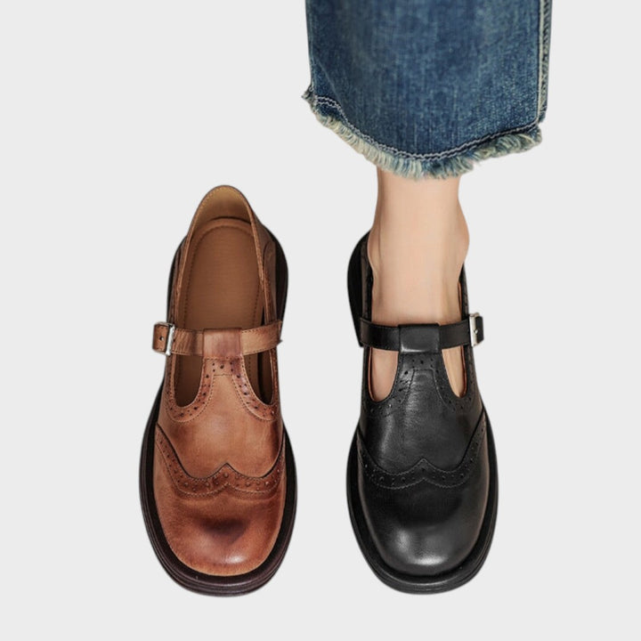 Alexandra - Elegantes Zapatos de Cuero