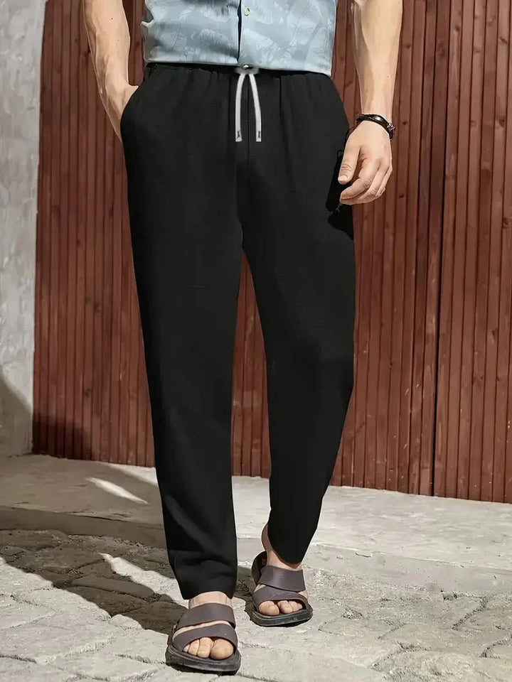 André – Pantalones Casual de Lino