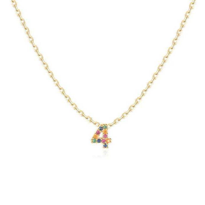 Collar 'Brilliant Numbers' ~ Sterling Silver