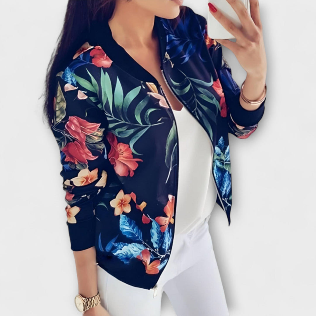 Ana - Elegante abrigo con diseño floral