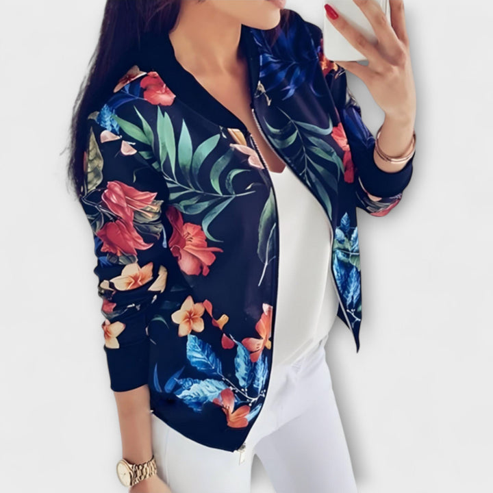 Ana - Elegante abrigo con diseño floral