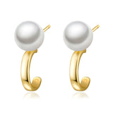 Pendientes de Perlas Pequeñas en Plata Esterlina