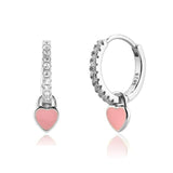 Pendientes 'Amoureux' en Plata de Ley