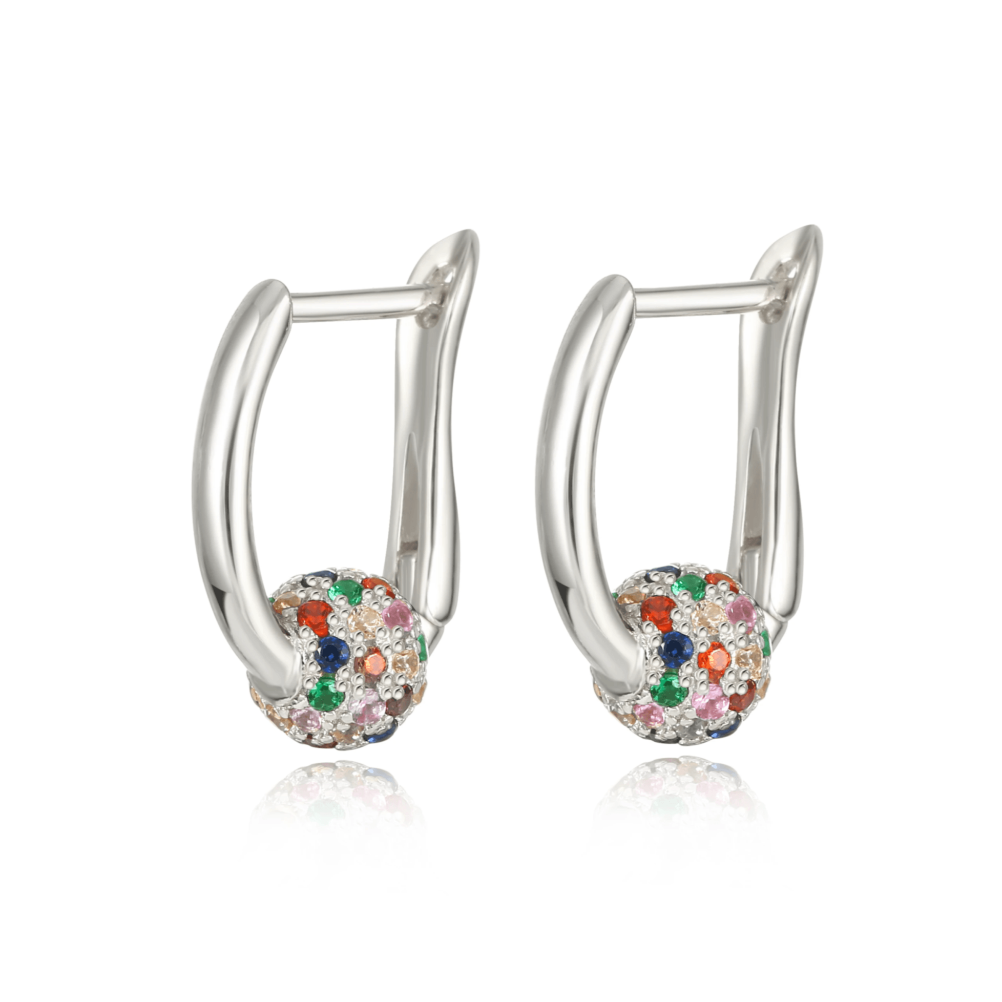 Pendientes Colores de Ensueño en Plata Esterlina