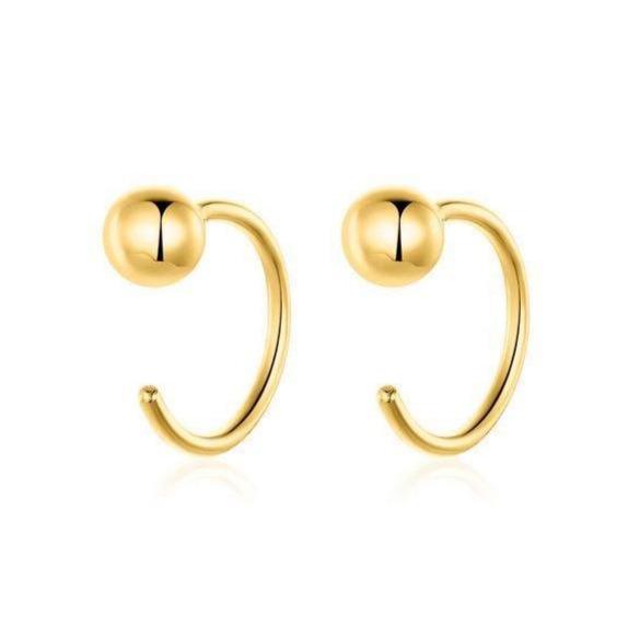 Tactical Silver Earrings