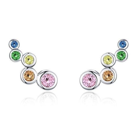 Pendientes 'Burbuja' de Plata Esterlina