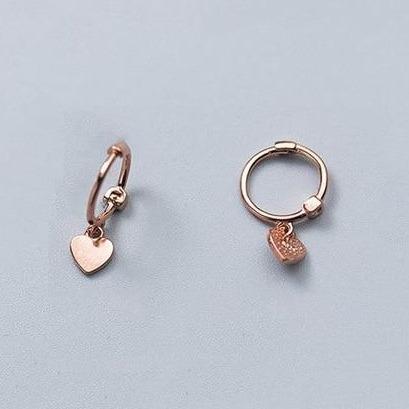 Pendientes 'Beaux Cœurs' en Plata de Ley