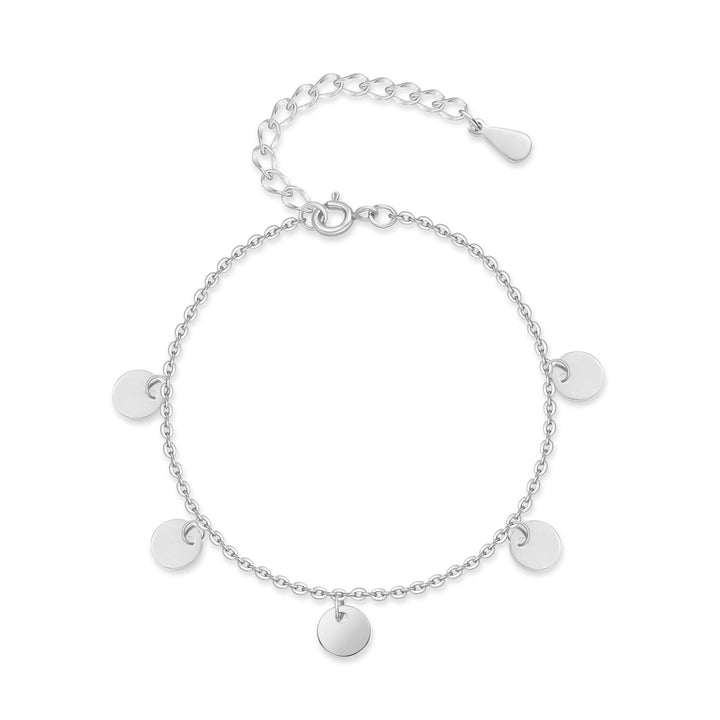 Pulsera 'Círculos Pequeños' - Plata, Oro Rosa y Oro