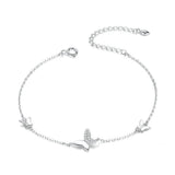 Pulsera 'Tres Mariposas' - Plata de Ley