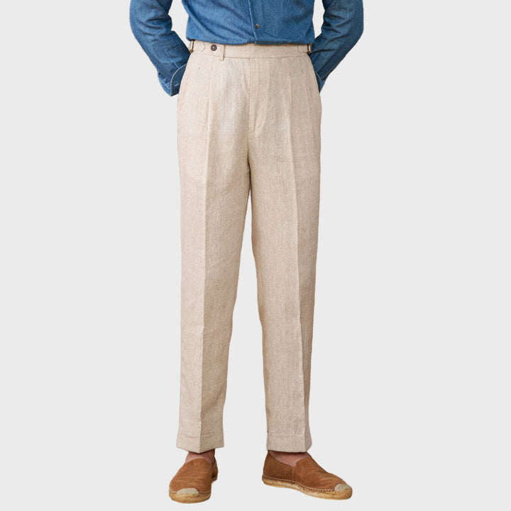 Vladimír – Pantalones de lino relajados
