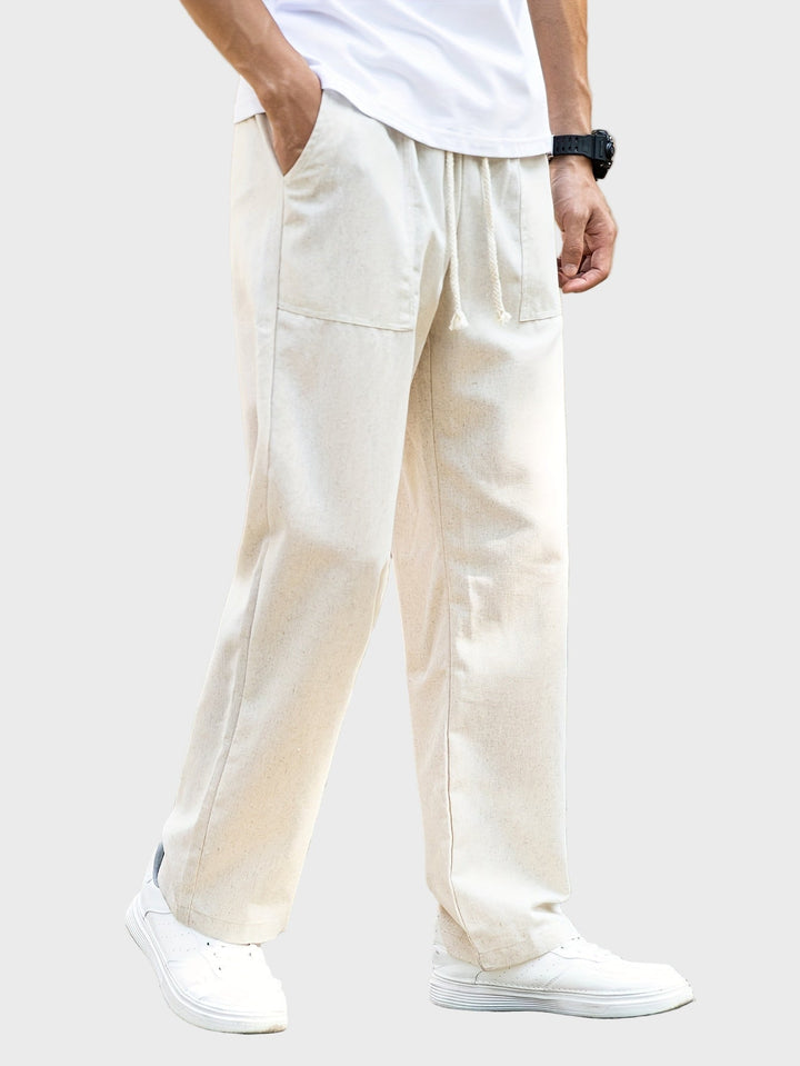 Amerigo – Pantalones de lino informales