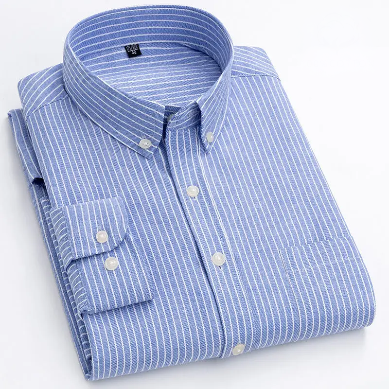 Mar E – Camisa de Hombre con Rayas Delgadas