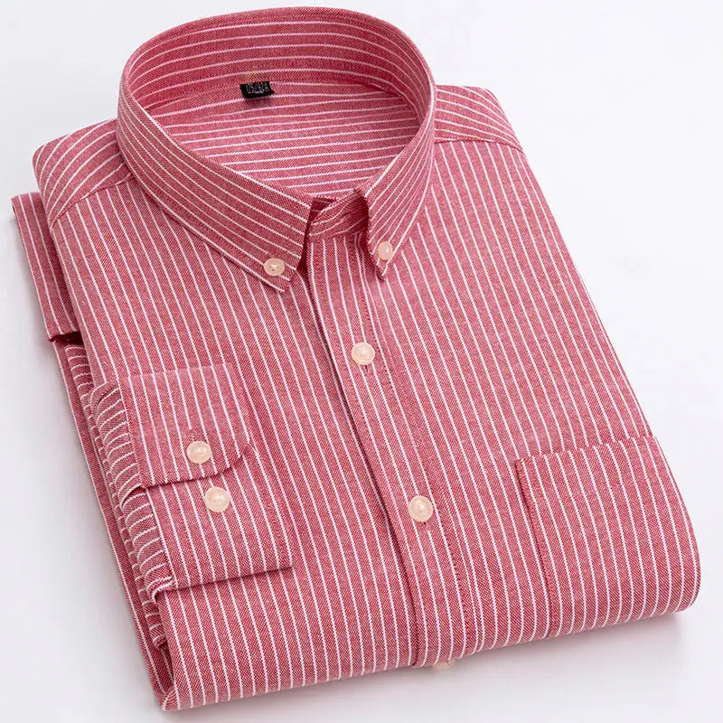 Mar E – Camisa de Hombre con Rayas Delgadas