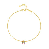 Pulsera de Tobillo 'Inicial' en Oro