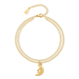 "Luna" Ankle Bracelet - Silver/Gold
