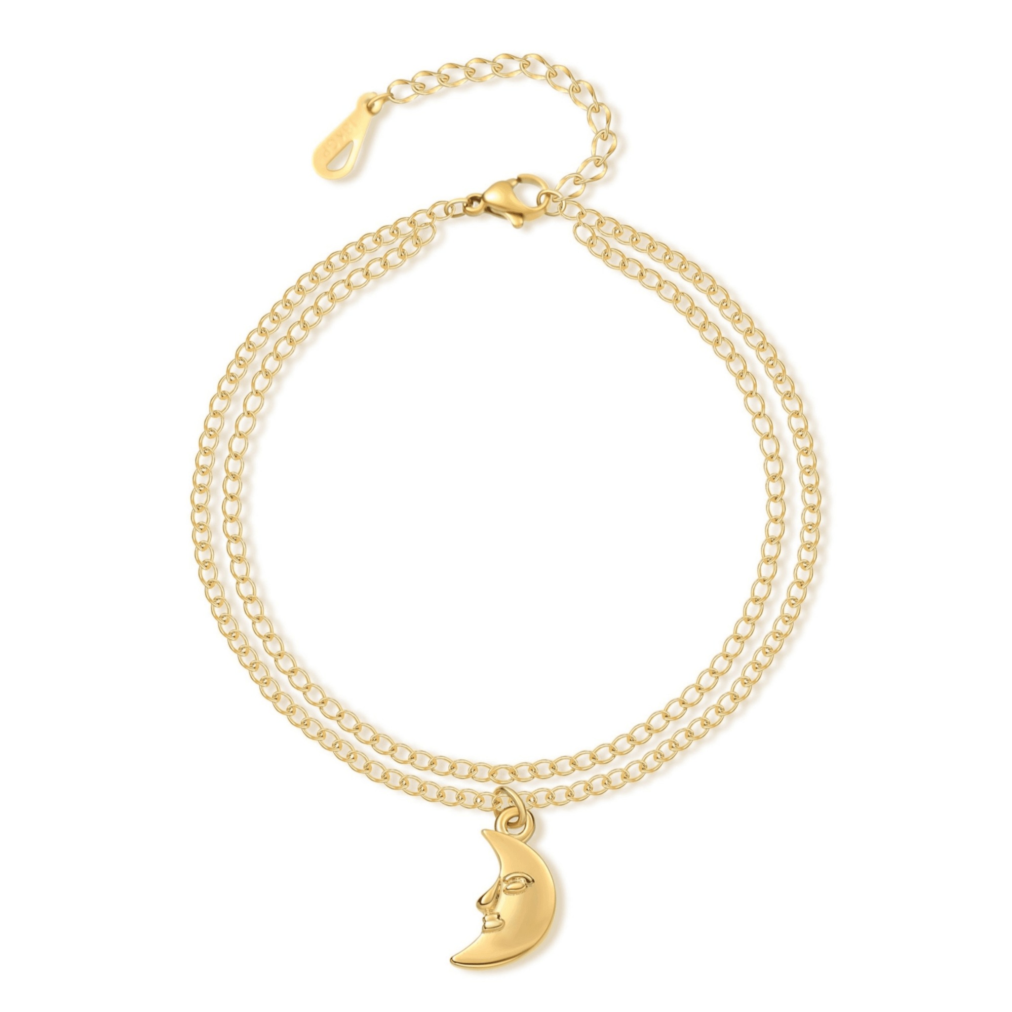 "Luna" Ankle Bracelet - Silver/Gold