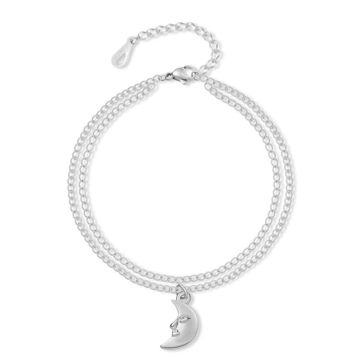 "Luna" Ankle Bracelet - Silver/Gold