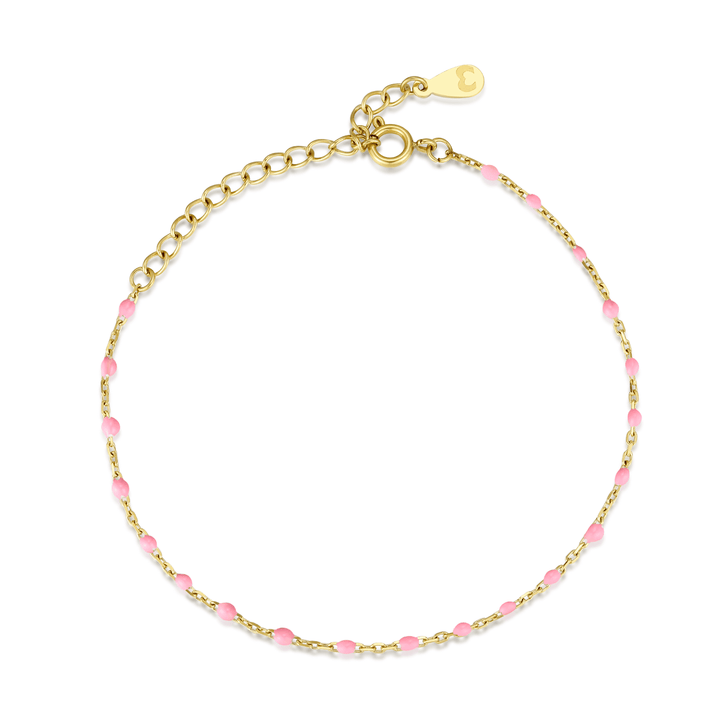 Pulsera de Tobillo 'Rose Brace' - Oro y Plata