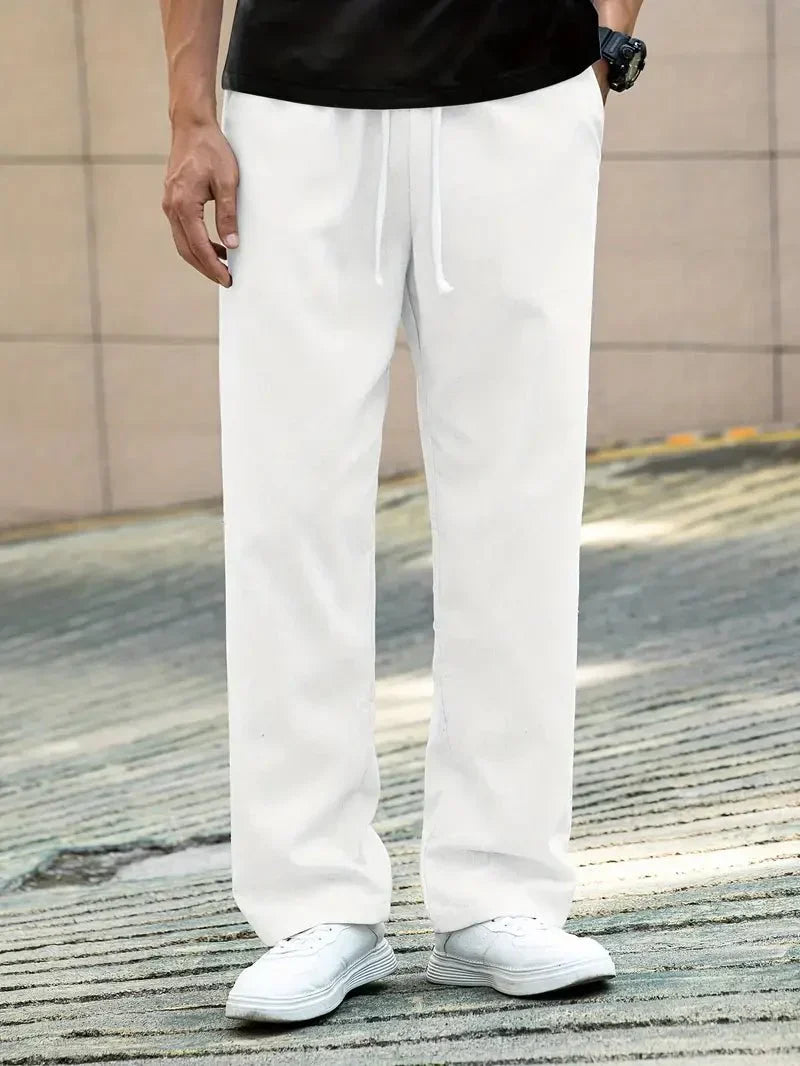 Adrián – Pantalones Casual de Lino