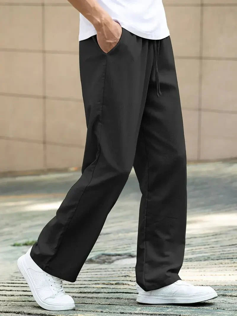 Adrián – Pantalones Casual de Lino