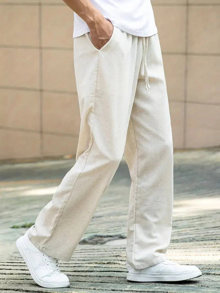 Adrián – Pantalones Casual de Lino